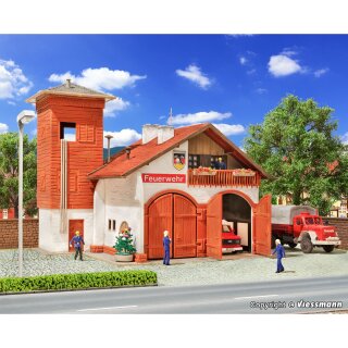 Vollmer 43761 H0 Feuerwehrhaus 112, zweiständig