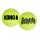 KONG AirDog Squeakair Tennisball und Quietscher L 2-Pack