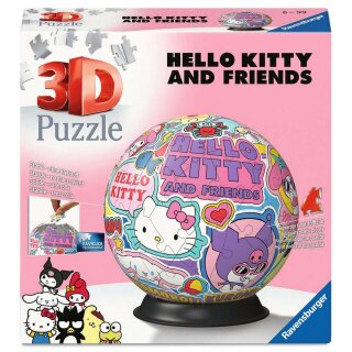 Ravensburger 11630 Hello Kitty and Friends 3D Puzzle Ball Teileanzahl 72