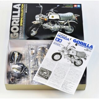 Moto Honda Monkey Gorilla Z50j-Iii Orange 1/18 Welly 19672 B0774p2j1z
