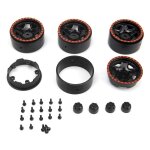 HPI H160867 CL-5 Beadlock Wheel 1.2in (Red/4pcs)