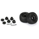 Proline 10239-10 1:10 Bonesaw F/R 2.8" MT Tires Mounted 12mm/14mm Black Raid (2)