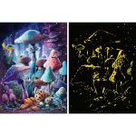 Ravensburger 01386 GLOW-Puzzle Pilze im Mondschein Teileanzahl 500