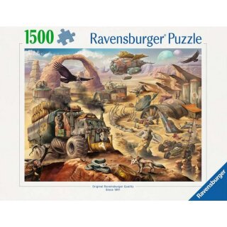 Ravensburger 01395 Puzzle Wilkommen in Ödland Teileanzahl: 1500