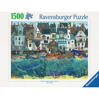 Ravensburger 01398 Puzzle Wundersamer Hafen Teileanzahl: 1500