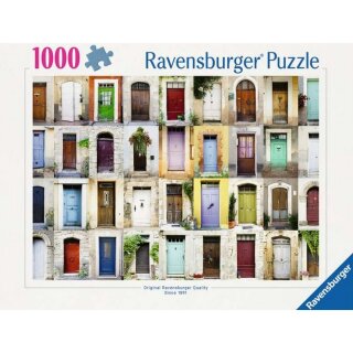 Ravensburger 01437 Puzzle Schöne Türen in der französischen Provinz Teileanzahl: 1000