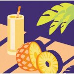 Ravensburger 25560 Malen nach Zahlen: Mocktail Ananas