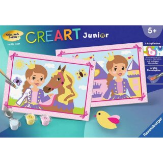 Ravensburger 25878 Malen nach Zahlen Junior: Kleine Prinzessin