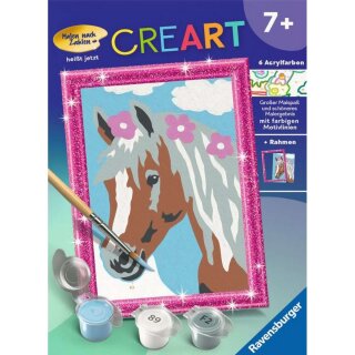 Ravensburger 25880 Malen nach Zahlen Junior: Hübsche Stute