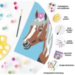 Ravensburger 25880 Malen nach Zahlen Junior: Hübsche Stute