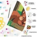 Ravensburger 25882 Malen nach Zahlen Junior: Kuschelnde Eichhörnchen