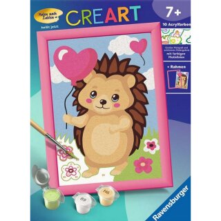 Ravensburger 25883 Malen nach Zahlen Junior: Herziger Igel