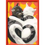 Ravensburger 25884 Malen nach Zahlen Junior: Katzen-Liebe