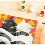 Ravensburger 25884 Malen nach Zahlen Junior: Katzen-Liebe