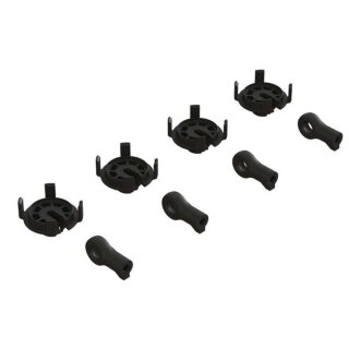 Arrma ARA330569 Shock Rod End & Spring Perch Set (4 Shocks)