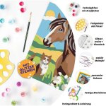 Ravensburger 25886 Malen nach Zahlen Junior: Pferd und Kätzchen