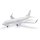 E-flite EFL-1495 Airbus A320neo 1.5m Airliner Twin 64mm EDF BNF Basic (Weiß)