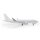 E-flite EFL-1495 Airbus A320neo 1.5m Airliner Twin 64mm EDF BNF Basic (Weiß)