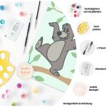 Ravensburger 25900 CreArt Malen nach Zahlen Hello Baby: Baloo