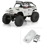 Pro-Line 3663-00 1:24 1979 Toyota Land Cruiser FJ40 Clear Body with Trail Cage: SCX24
