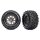Traxxas 10770-GRAY Reifen auf Felgen grau Sledgehammer hinten (2) für Mini-Maxx