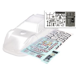 Traxxas 10423 Karo klar CLR spätes Modell inkl. Kunststoff-Teile für Slash Modified