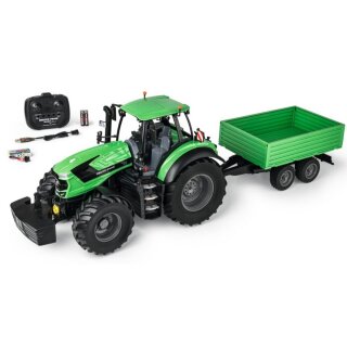 Carson 907705 1:16 Deutz-Traktor 8280 TTV mit Anhänger 100% RTR  500907705