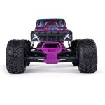 Arrma ARA3537T3 1:10 QUAKE 223S DSC 2WD RTR Brushless Monster Truck, Purple