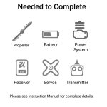 Hangar 9 HAN2820B P-51D Mustang 20cc ARF, 69.5"