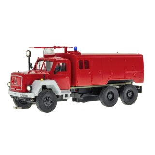 Viessmann 8055 H0 Feuerwehr MAGIRUS JUPITER FlKfz 3800/400 3-achs mit Rundumleuchte, Basis, Funktionsmodell