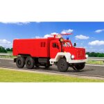 Viessmann 8055 H0 Feuerwehr MAGIRUS JUPITER FlKfz 3800/400 3-achs mit Rundumleuchte, Basis, Funktionsmodell