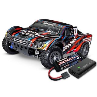 Traxxas 68154-4 Slash 4x4 BL-2S Brushless 1/10 4WD Clipless inkl. Akku/Lader Rot