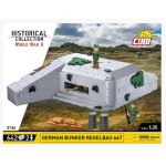 COBI 3136 German Bunker Regelbau 667 1:35 Blockmodell - 642 Bausteine - 38,5x8cm