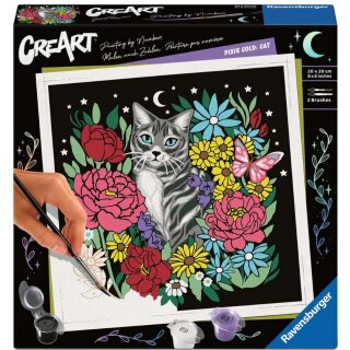 Ravensburger 25855 CreArt: Pixie Cold: Katze