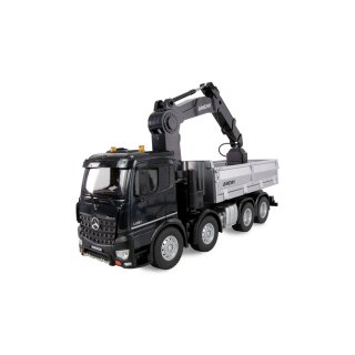 Amewi 22716 1:18 Mercedes-Benz Arocs Kranwagen mit Kipper 8x4/4 4WD RTR