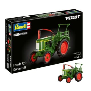 Revell 07828 1:24 Fendt F20 Dieselroß Traktor Click System
