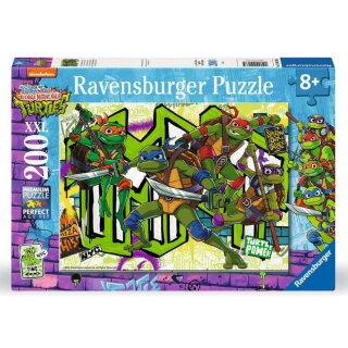 Ravensburger 04166 Puzzle Die unbesiegbaren Turtles! Teileanzahl 200 XXL