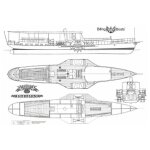 Billing Boats BB0403 S/S Hjejlen Dampfschiff 1:33 RC-Baukasten