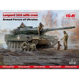 ICM 35013 Leopard 2A6 with crew 1:35