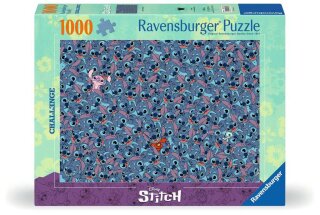 Ravensburger 01265 Disney Stitch Challenge Puzzle Teielanzahl 1000