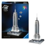 Ravensburger 08026 3D Puzzle Empire State Building mit Licht Teielanzahl 216