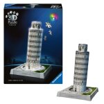 Ravensburger 08028 3D Puzzle Schiefer Turm von Pisa mit Licht Teielanzahl 216