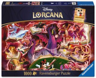 Ravensburger 01624 Disney Lorcana Ruby Puzzle Teielanzahl 1000