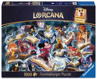 Ravensburger 01626 Disney Lorcana Steel Puzzle Teielanzahl 1000