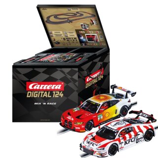 Carrera Digital 124 Mix n Race Volume 5 BMW M4 GT3 vs  Audi R8 LMS GT3