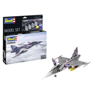 Revell 63776 1:72 Model Set Saab JAS-39C Gripen