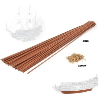 OCCRE ocPR002-PF Soleil Royal 1:70 Rumpfbeplankungsset