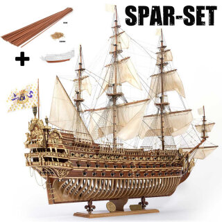 OCCRE Soleil Royal Standmodellbausatz 1:70 + Rumpfbeplankungsset