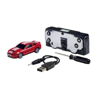 Carson 404335 1:64 Nano Racer Ford Mustang Shelby GT500 rot 500404335