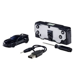 Carson 404339 1:60 Nano Racer Aston Martin V12 Vant. schwarz 500404339